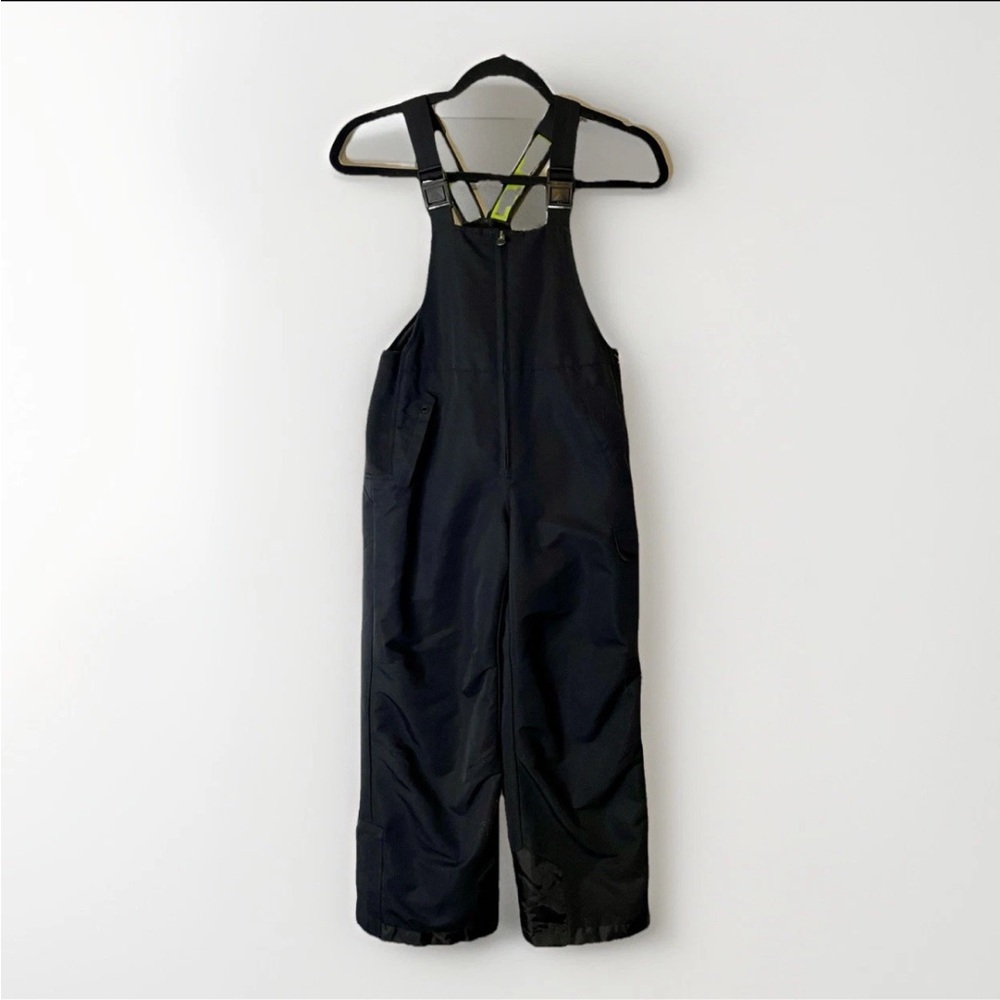 Magellan Kids Waterproof Winter Snow Suit Bibs Black Unisex Youth Small